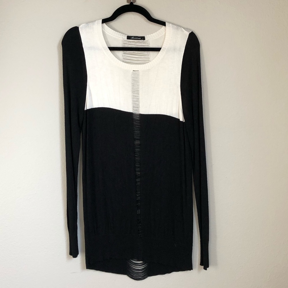 Black & White Sweater